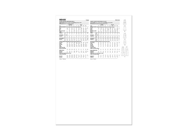 McCall's 8489 - Selebukse og selekjole.