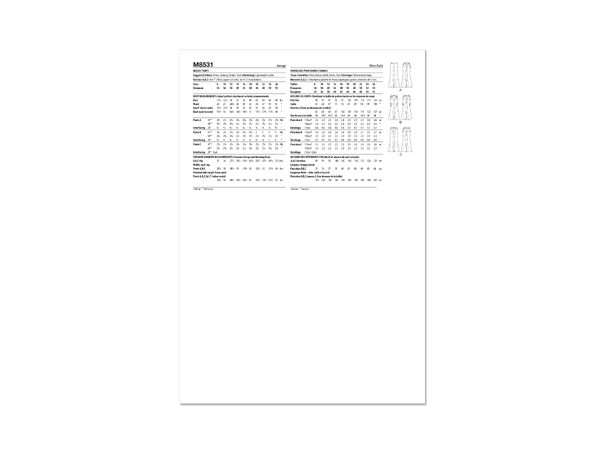 McCall's 8530 - Bukse med sleng.