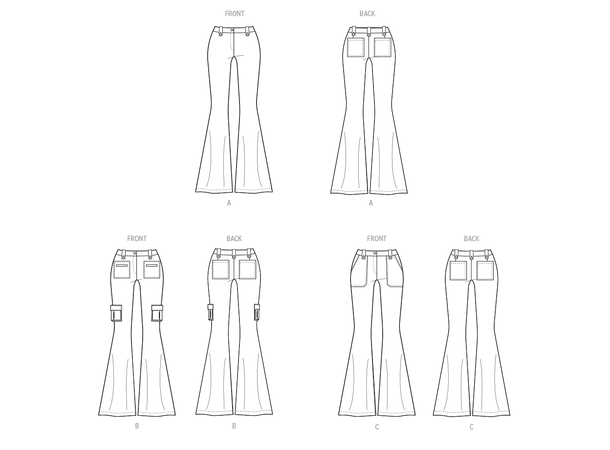 McCall's 8530 - Bukse med sleng.