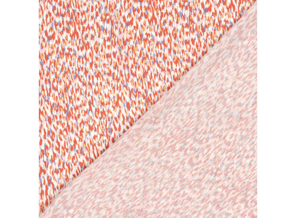 Viskose Poplin Abstract Lila