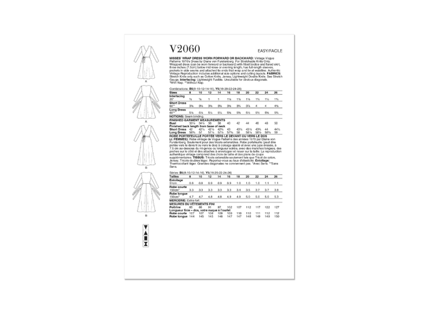 Vogue 2060 - Vintage kjole.