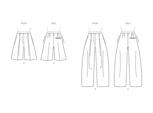 Vogue 2070 - Bukse og shorts.