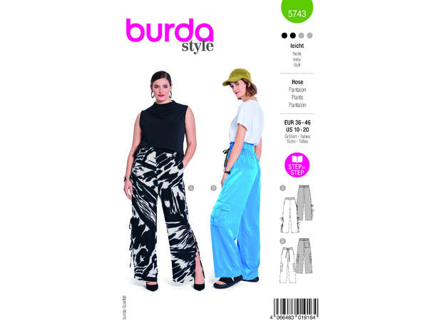 Burda 5743 - Bukse.