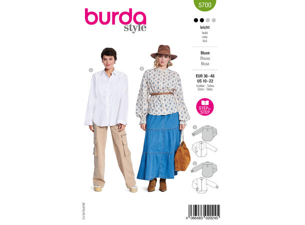 Burda 5775 - Bluse.