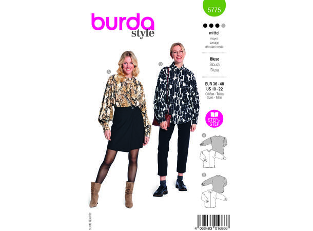 Burda 5775 - Bluse.