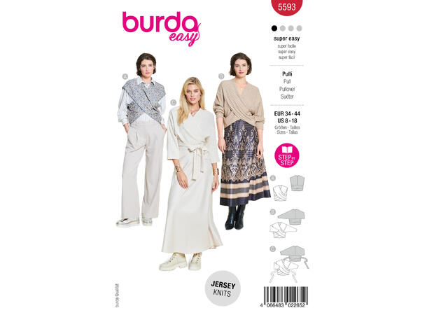 Burda 5831 - Topp
