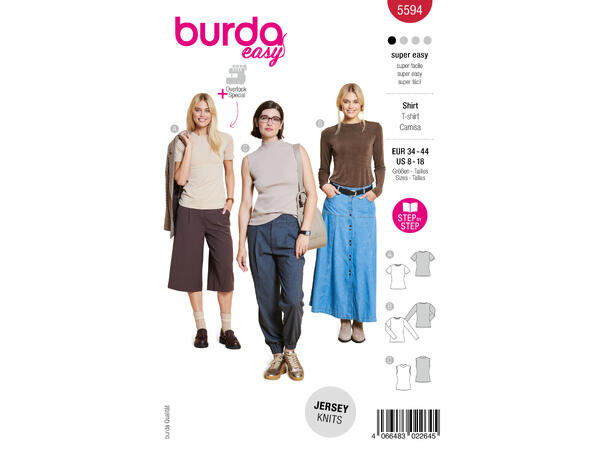 Burda 5831 - Topp