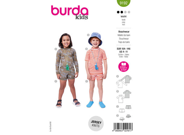 Burda 9244 - Bluse og kjole