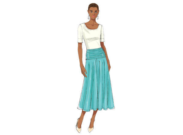 Butterick 6249, skjørt