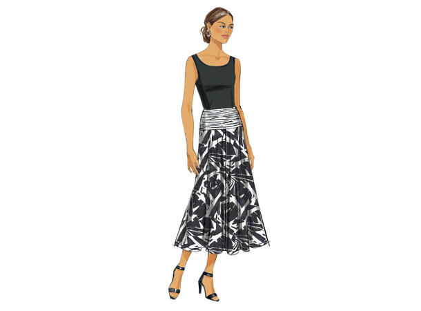 Butterick 6249, skjørt