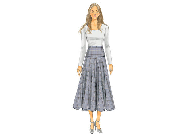 Butterick 6249, skjørt