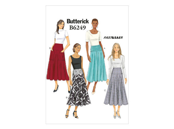Butterick 6249, skjørt