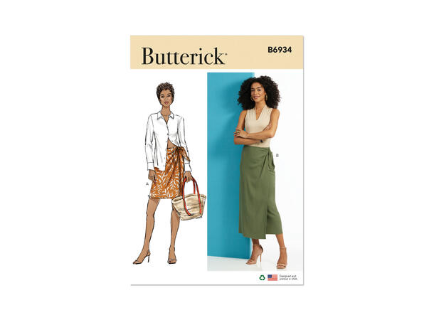Butterick 6934- skjørt til dame
