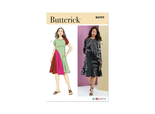 Butterick 6959- Kjole til dame