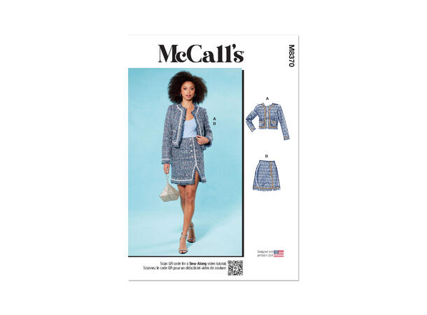 McCall's 8370 - Jakke og skjørt.