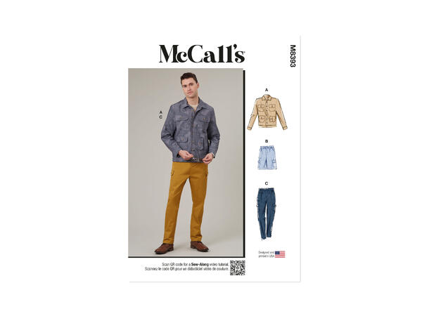 McCall's 8393 - Jakke, shorts og bukse.