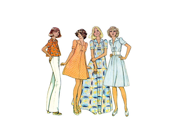 McCall's 8492 - Vintage kjole og topp.