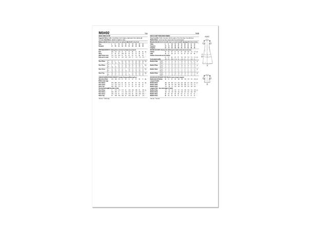 McCall's 8492 - Vintage kjole og topp.