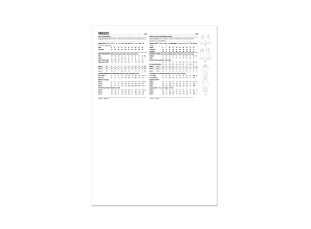 McCall's 8505 - Kjole.