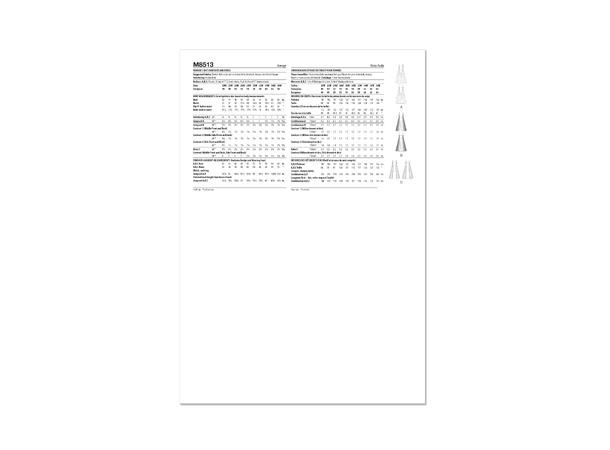 McCall's 8513 - Jumpsuit og kjole.