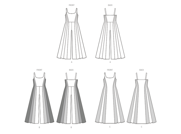 McCall's 8513 - Jumpsuit og kjole.