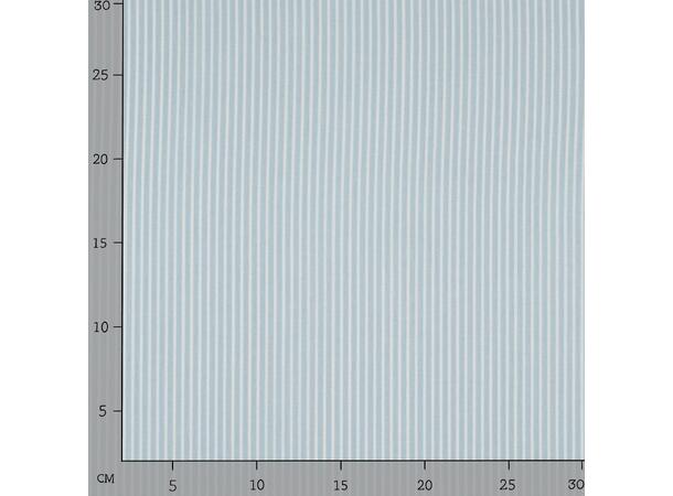 Poplin Lyseblå, striper 