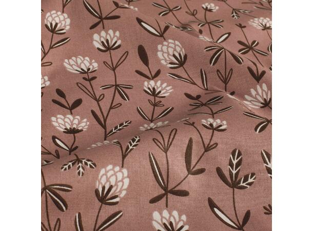 Poplin, blomster Blomster - Light Mauve 