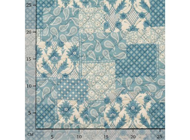 Quiltet bomull Baby Blue