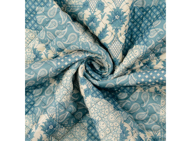 Quiltet bomull Baby Blue