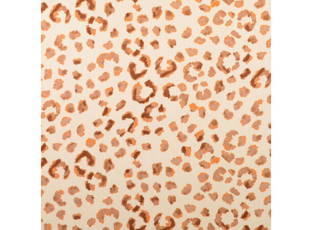 Viskose Sateng Animal print, beige