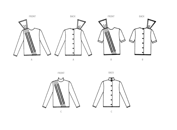 Vogue 1980- Vintage Bluse.