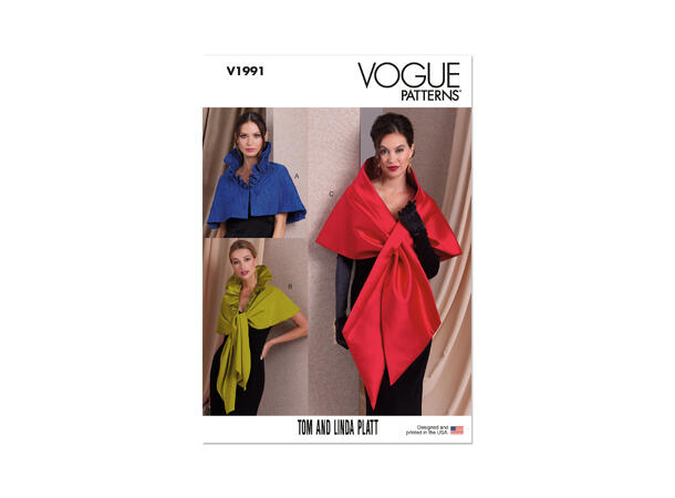 Vogue 1991 - Cape, omslag og Sjal.