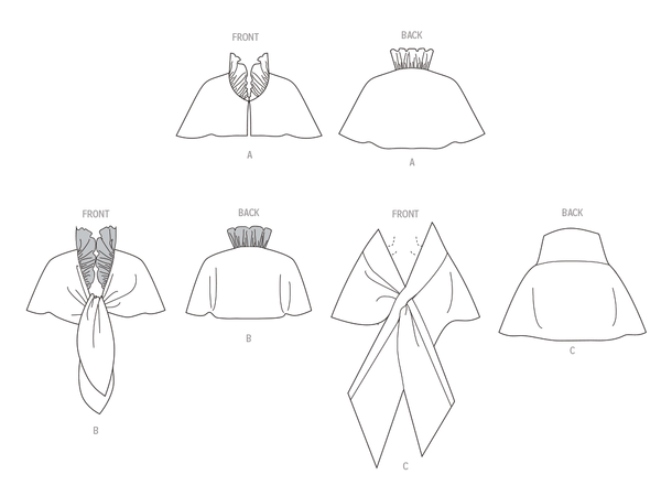 Vogue 1991 - Cape, omslag og Sjal.