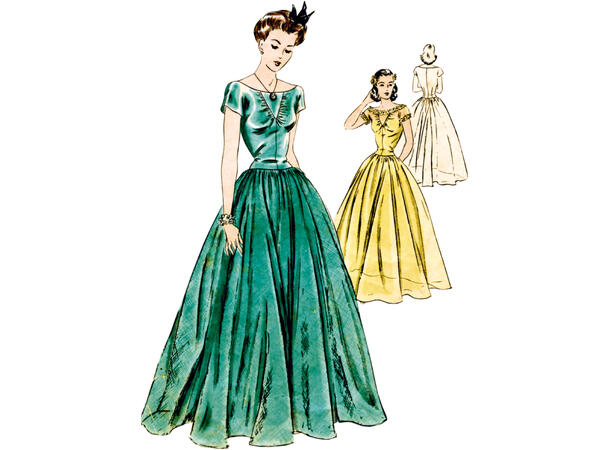 Vogue 2001 - Vintage Kjole.