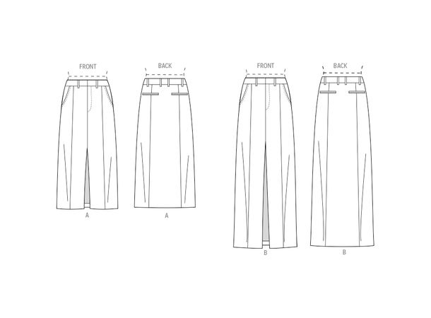 Vogue 2032 - Skjørt.