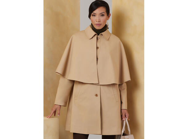 Vogue 2074 - Kåpe med kappe