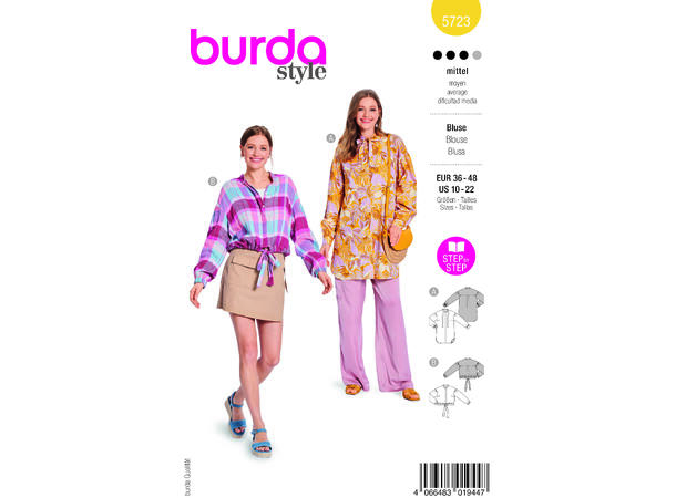 Burda 5723 - Bluse.
