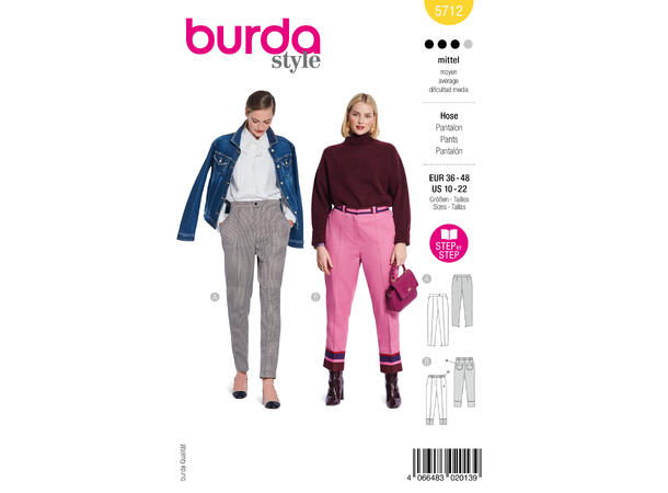 Burda 5735 - Bukse.