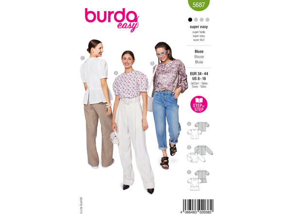 Burda 5745 - Bluse