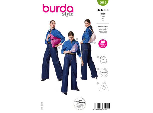 Burda 5759 - Balaclava, votter og muffe.