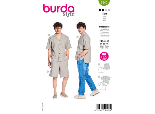 Burda 5761 - Joggebukse og shorts.