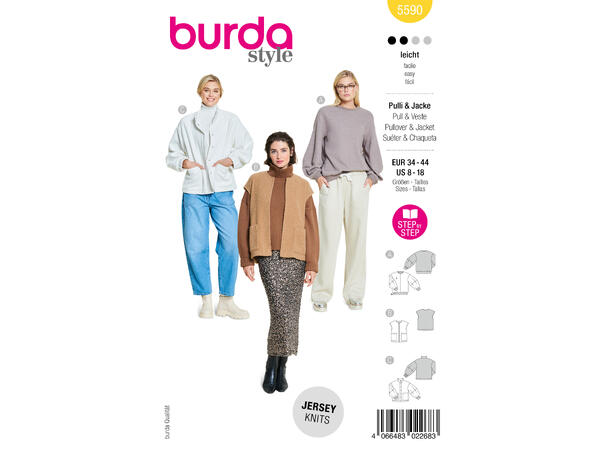 Burda 6114 - Jakke og vest