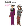 Butterick 6108- Retro klespakke E5 (14-16-18-20-22)