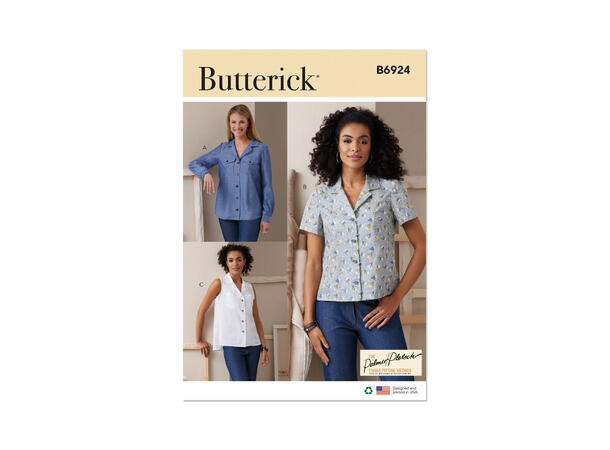 Butterick 6924- Skjorte til dame