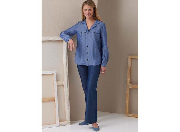 Butterick 6924- Skjorte til dame