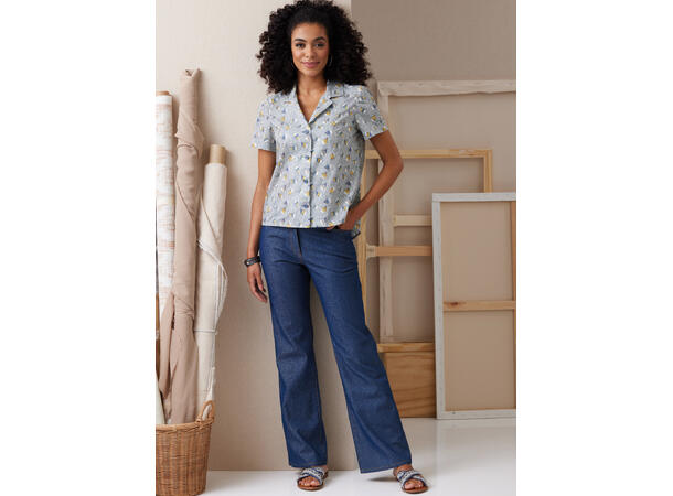 Butterick 6924- Skjorte til dame