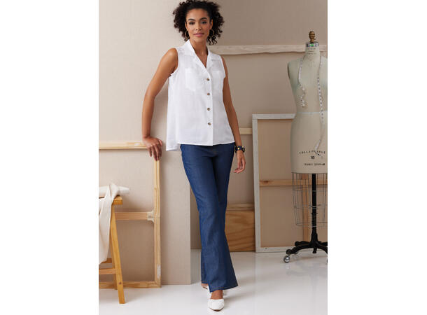 Butterick 6924- Skjorte til dame