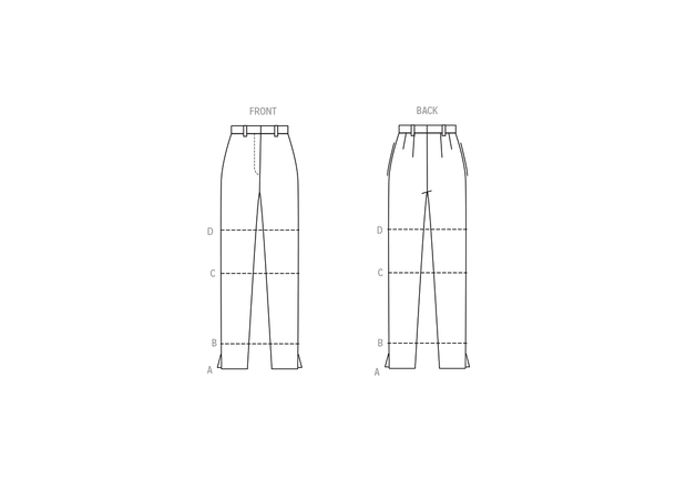 Butterick 6944- Bukse til dame