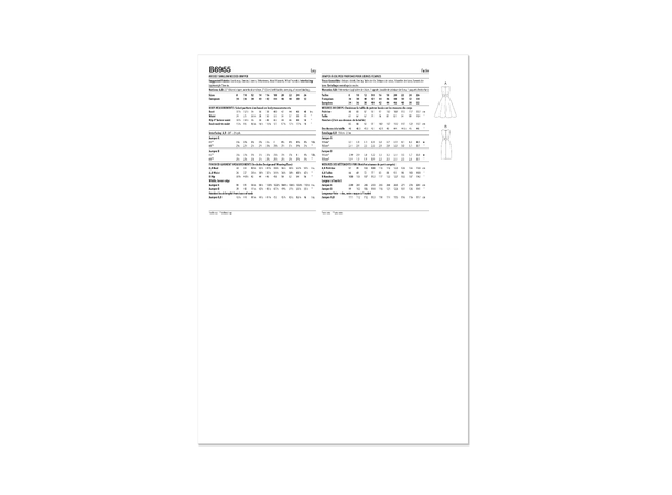 Butterick 6955- Vintage kjole til dame