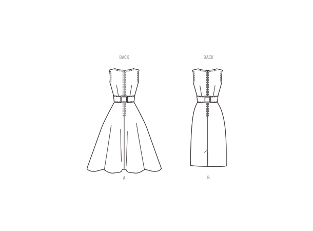 Butterick 6955- Vintage kjole til dame